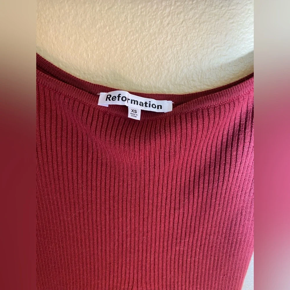 Reformation Ariele sweater dress xs - Picture 6 of 8